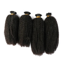 Load image into Gallery viewer, 4A Curly Keratin Flat Tip (Fusions) - Just Bought It Hair