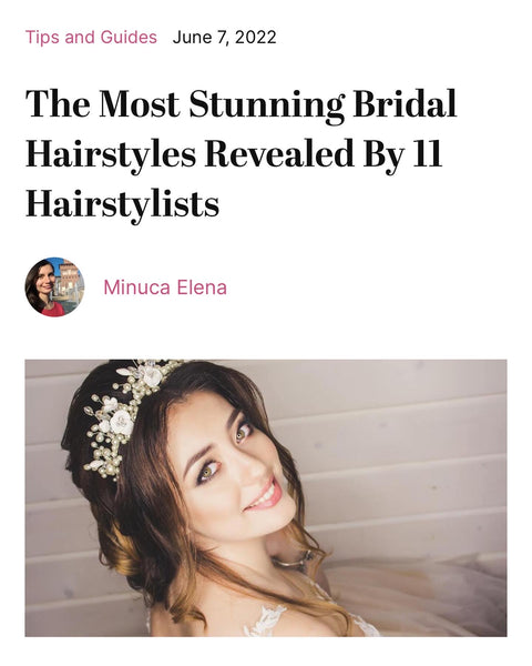 The most stunning bridal hairstyles revealed by 11 hairstylists