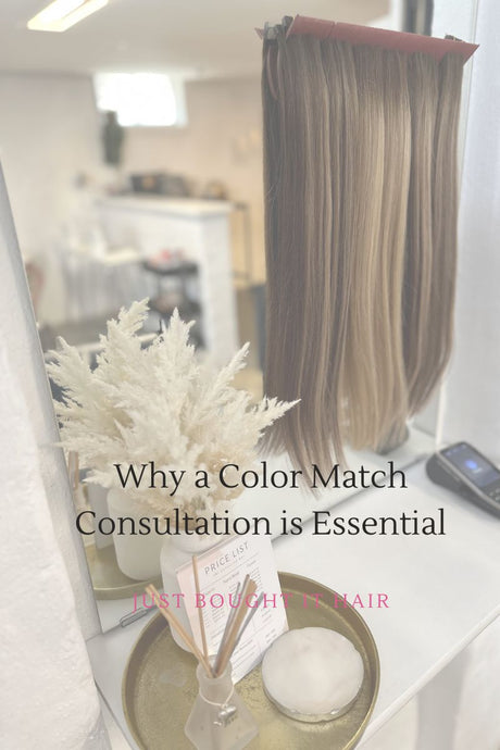 Elevate Your Look: Why a Colour Match Consultation is Essential when it comes to hair extensions