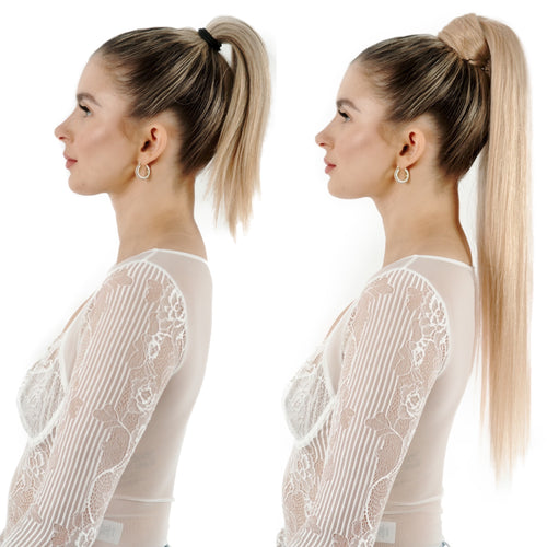 Clip In Ponytail - Butter Blonde - Just Bought It Hair